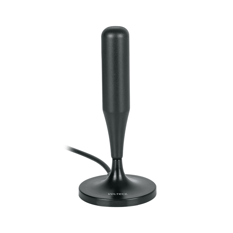 ANIN-24 Antena interior para TV HD, base magnética, 26 dB VOLTECK