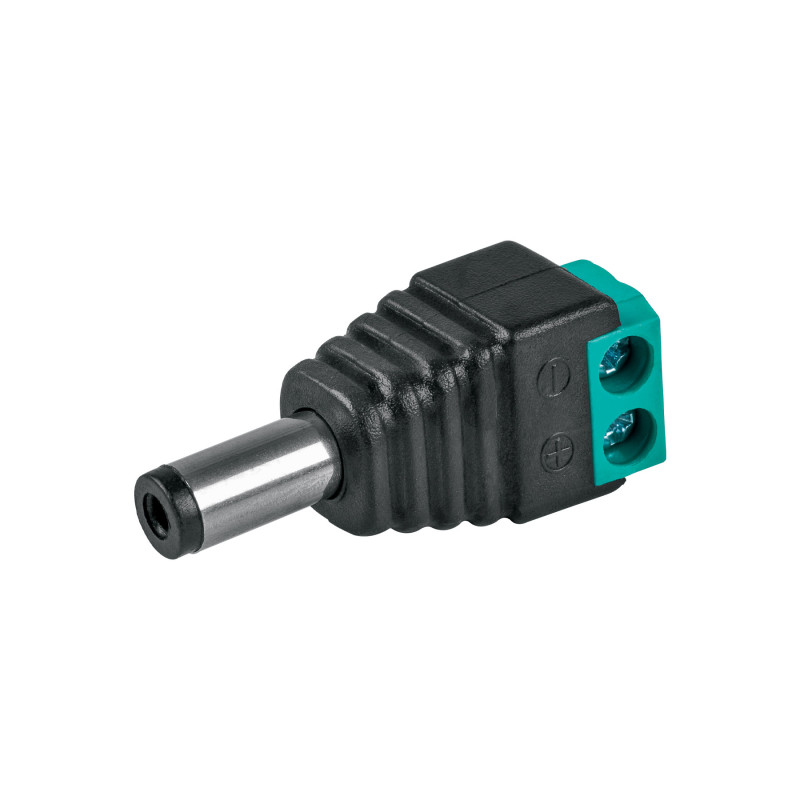 CTV-1M Conector de energía para CCTV tipo macho, Volteck CTV-1M Conector de energía para CCTV tipo macho, Volteck
