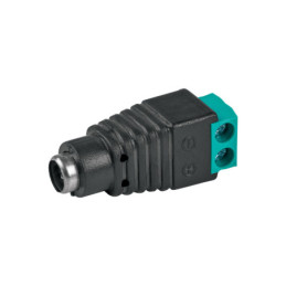 CTV-1H Conector de energía para CCTV tipo hembra, Volteck