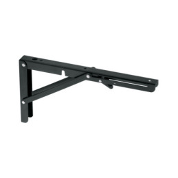 MEP-12N Ménsula plegable de acero negra 6' x 12', FIERO