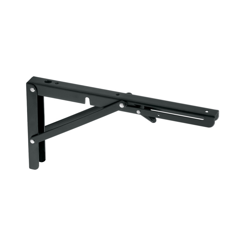 MEP-12N Ménsula plegable de acero negra 6' x 12', FIERO MEP-12N Ménsula plegable de acero negra 6' x 12', FIERO