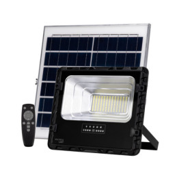 REF-504SL Reflector LED con panel solar 100W 6500K, VOLTECK
