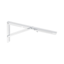 MEP-16B Ménsula plegable de acero blanca 8' x 16', FIERO
