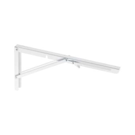 MEP-16B Ménsula plegable de acero blanca 8' x 16', FIERO