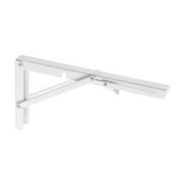 MEP-12B Ménsula plegable de acero blanca 6' x 12', FIERO