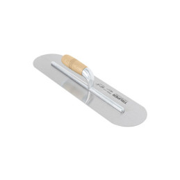 LLA-20 Llana canto redondo 20' x 5' con mango de madera, Truper