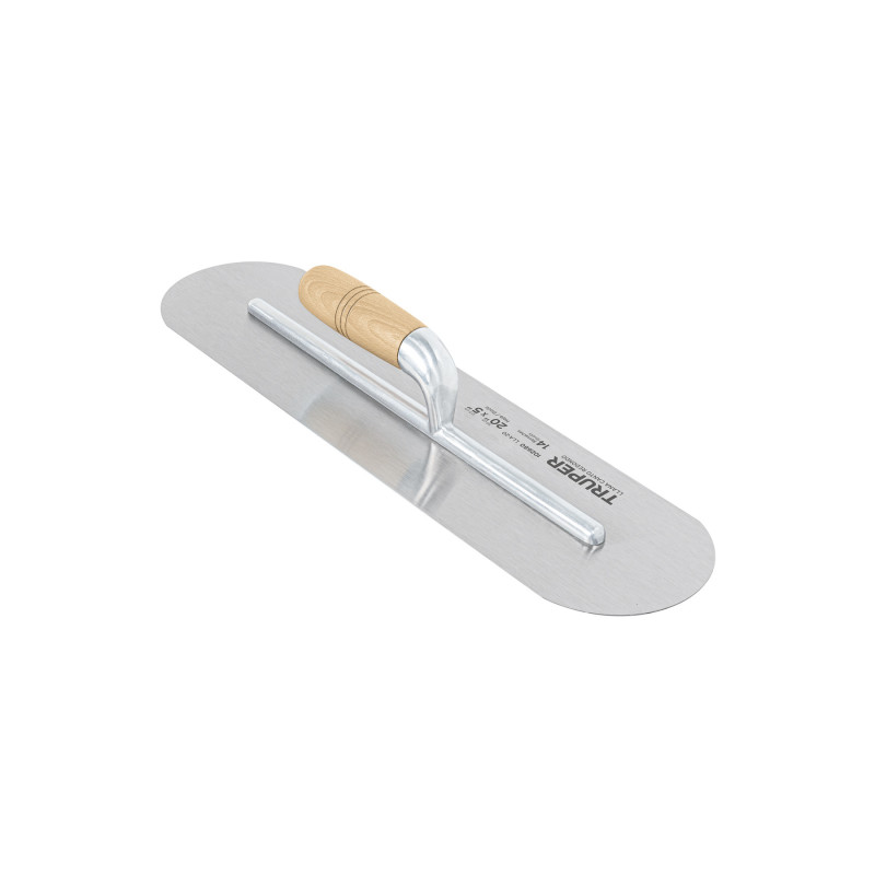 LLA-20 Llana canto redondo 20' x 5' con mango de madera, Truper LLA-20 Llana canto redondo 20' x 5' con mango de madera, Truper