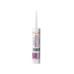 SEPO-280N Sellador de poliuretano de 280 ml, negro, Truper