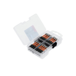 PUDE-1202-50I Estuche con 50 puntas de cruz PH2 de impacto largo 2'