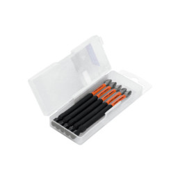PUDE-1402I Estuche con 5 puntas de cruz PH2 de impacto largo 4'