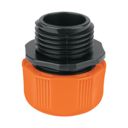 CM-1/2T Conector 1/2' macho de ABS con tuerca de ajuste manual