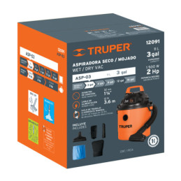 CJ-ASP-03 Caja de empaque de repuesto para ASP-03, Truper