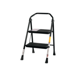 ESTU-2 Escalera tubular, plegable, 2 peldaños, Truper