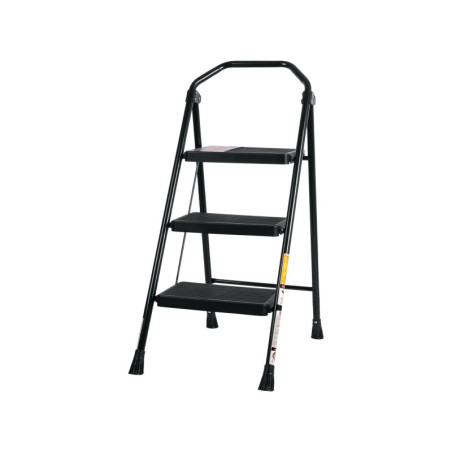 ESTU-3 Escalera tubular, plegable, 3 peldaños, Truper