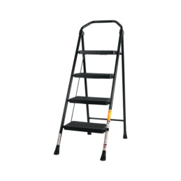 ESTU-4 Escalera tubular, plegable, 4 peldaños, Truper