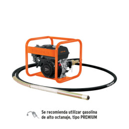 VICO-55 Vibrador para concreto con motor a gasolina, 5.5 HP, Truper