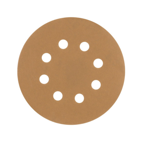 DIRO-522 Paquete c/5 discos de lija 5' grano 220, 8 perforaciones