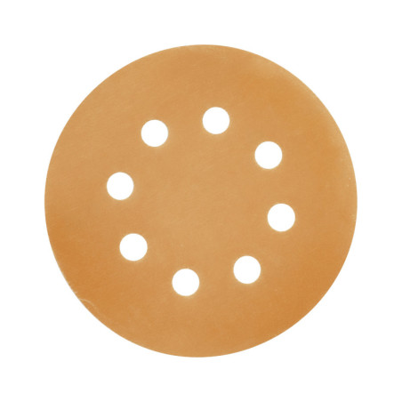 DIRO-540 Paquete c/5 discos de lija 5' grano 400, 8 perforaciones