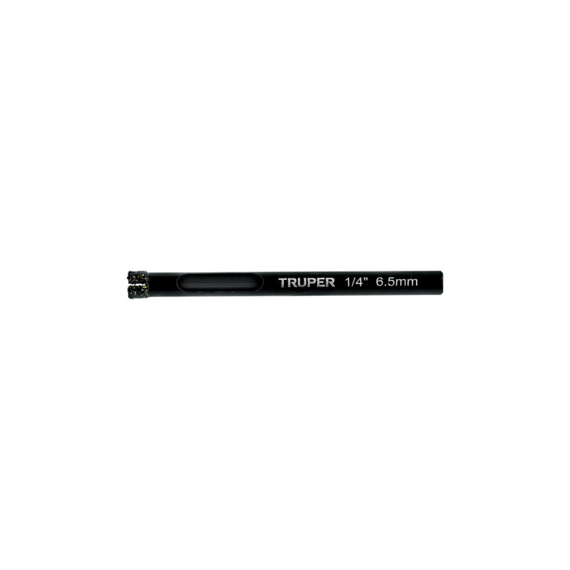 BD-6 Broca diamantada 1/4' (6 mm), TRUPER BD-6 Broca diamantada 1/4' (6 mm), TRUPER
