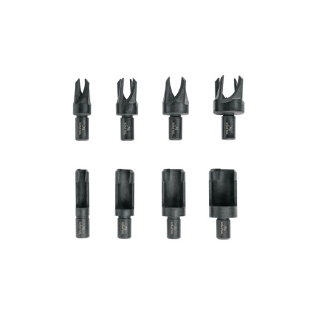 JBC-8 Juego de 8 brocas clavacote para madera, TRUPER
