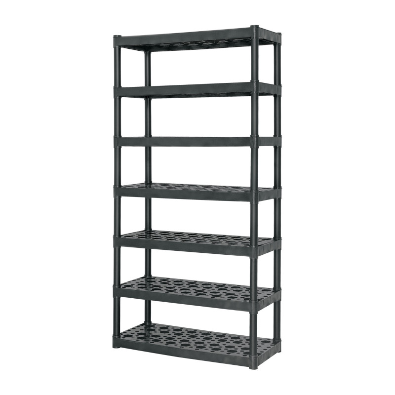 EST-7 Estante plástico uso rudo 7 rep/cap. 70 Kg, 185x43x91,TRUPER