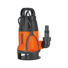 BOS-1/2SP Bomba sumergible plástica, 1/2 HP para agua sucia, TRUPER