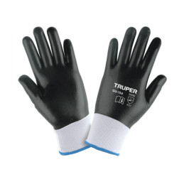 GU-154 Guantes de poliéster con recubrimiento de nitrilo, XG Truper
