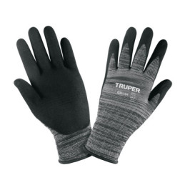 GU-134 Guantes de nylon recubiertos de nitrilo arenoso, XG, Truper