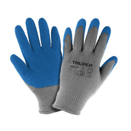 GU-414 Guantes de poliéster recubiertos de latex, XG, Truper