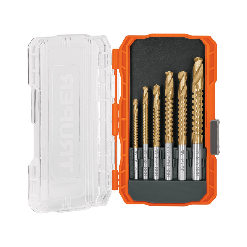 JBMS-6 Juego de 6 brocas helicoidales con sierra, TRUPER JBMS-6 Juego de 6 brocas helicoidales con sierra, TRUPER