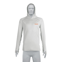 PPS-CH Playera protección solar,m. larga, c/gorro,hombre,CH, TRUPER