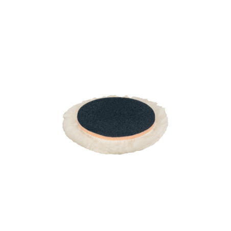 BOR-PULA-5V Borla p/pulir de lana de 5' hook and loop, TRUPER