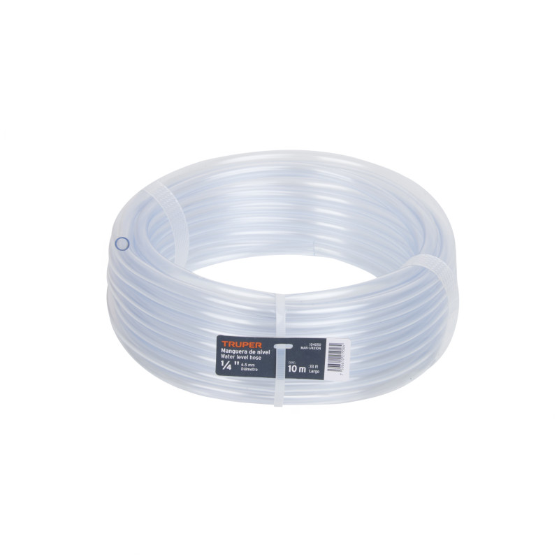 MAN-1/4X10N Manguera de Nivel, 1/4', rollo de 10m, TRUPER MAN-1/4X10N Manguera de Nivel, 1/4', rollo de 10m, TRUPER