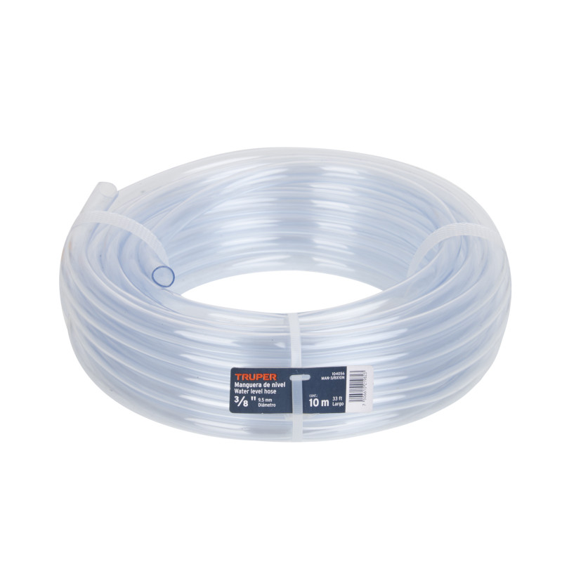 MAN-3/8X10N Manguera de Nivel, 3/8', rollo de 10m, TRUPER MAN-3/8X10N Manguera de Nivel, 3/8', rollo de 10m, TRUPER