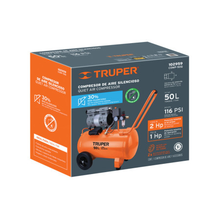 CJ-COMP-50Q Caja de empaque de repuesto para COMP-50Q, TRUPER