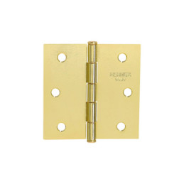 BC-251PP Bisagra cuadrada 2-1/2',latonado, cabeza plana, HERMEX BASIC
