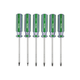 DT-6P Juego de 6 desarmadores Torx mango de PVC, Pretul