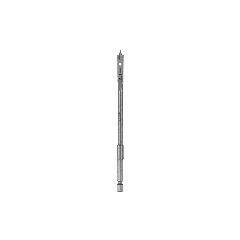 BPP-1/4 Broca plana de manita 1/4' para madera, Pretul BPP-1/4 Broca plana de manita 1/4' para madera, Pretul