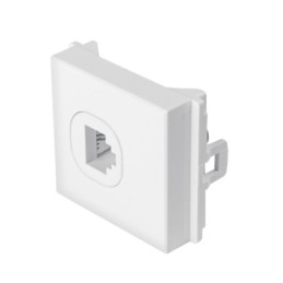 TE15-TB Toma de teléfono de 1.5 módulos, línea Toledo, BASIC