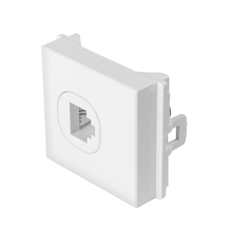 TE15-TB Toma de teléfono de 1.5 módulos, línea Toledo, BASIC