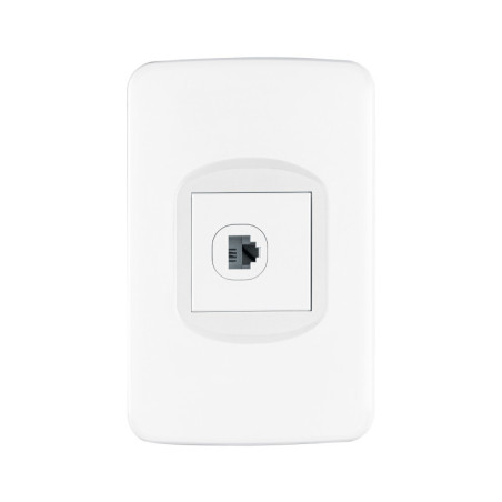 PA-TE-TB Placa armada 1 toma para teléfono 1.5 módulos, Toledo
