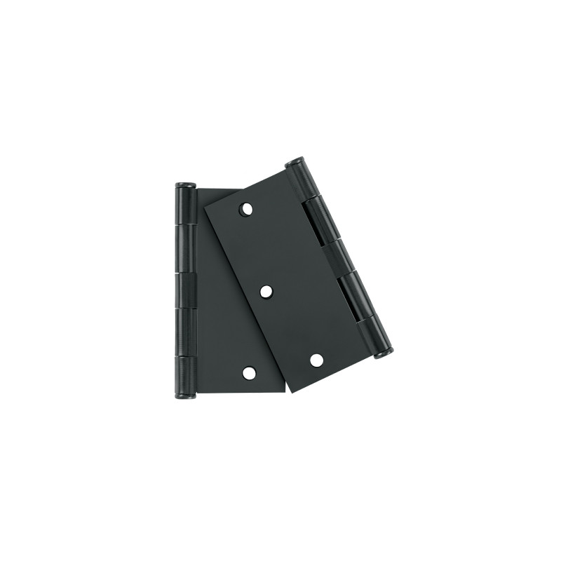 BC-356PPB Bolsa c/2 bisagras cuadradas 3-1/2', plana, negro, BASIC