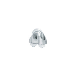NUDO-1/8G Bolsa c/100 nudos (perros) de hierro p/cable de 1/8', FIERO