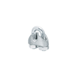 NUDO-3/16G Bolsa c/50 nudos (perros) de hierro p/cable de 3/16', FIERO
