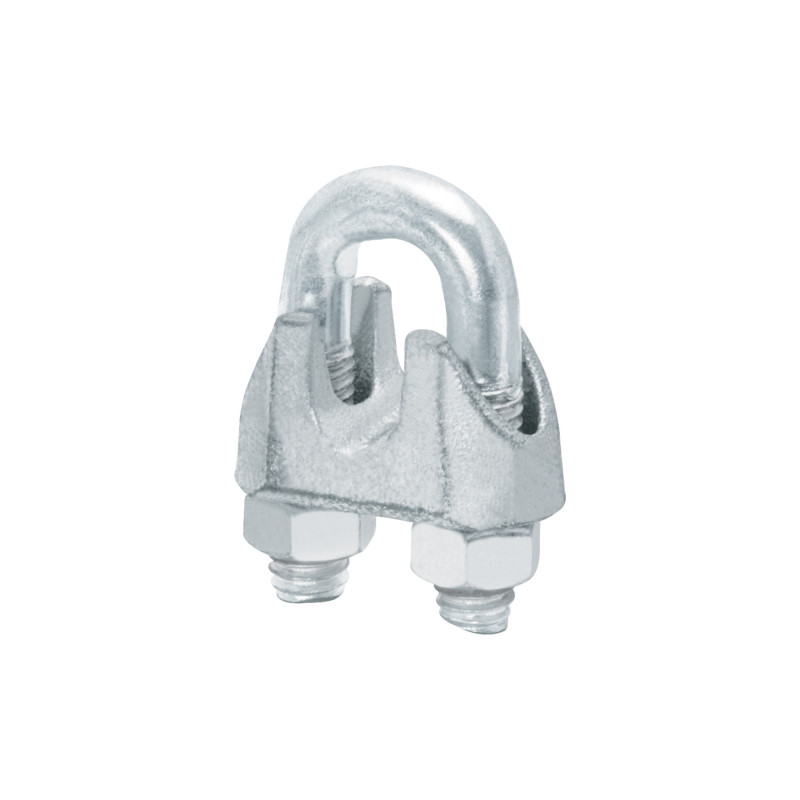 NUDO-3/8G Bolsa c/20 nudos (perros) de hierro p/cable de 3/8', FIERO