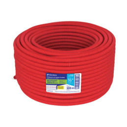 PF-1/2RG Metro de poliducto 1/2' corrugado flex. reforz. c/guía, 100m
