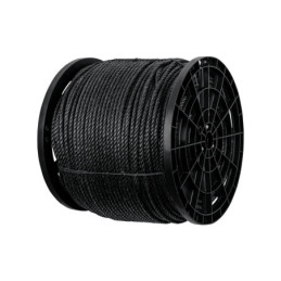CUE-10NK Kilo de cuerda negra de polipropileno 10 mm, carrete 20kg