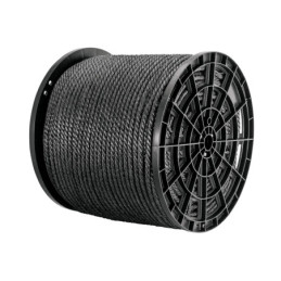 CUE-13NK Kilo de cuerda negra de polipropileno 13 mm, carrete 30kg