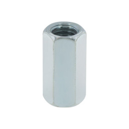 TUEC-7/16 Bolsa con 5 tuercas cople, 7/16' acero galvanizado , FIERO