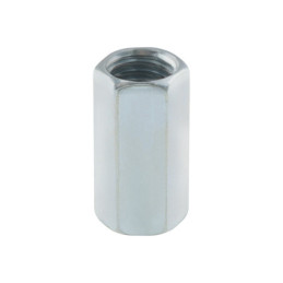 TUEC-1/2 Bolsa con 5 tuercas cople, 1/2' acero galvanizado , FIERO